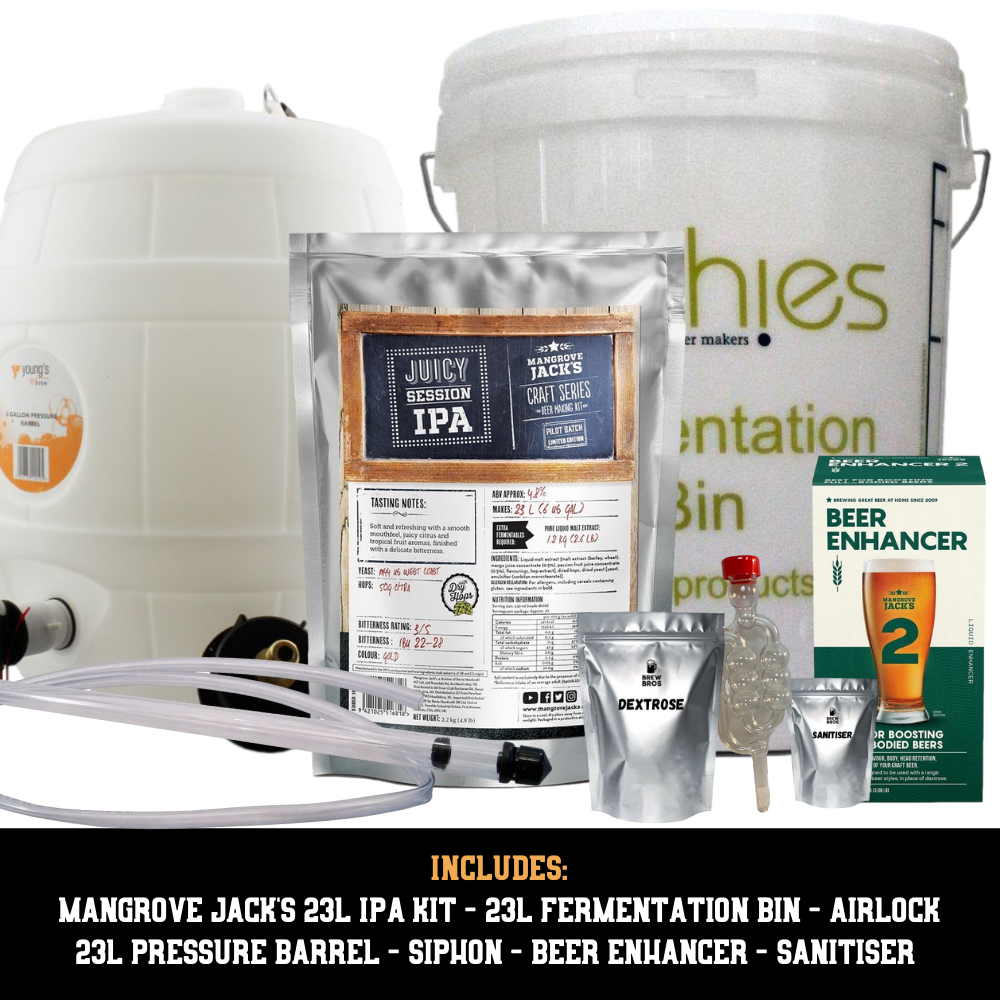 Starter Kit - Mangrove Jack's Juicy Session IPA 23L