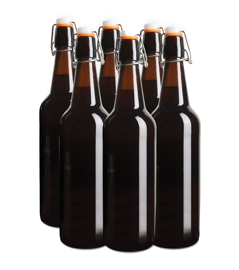 Brown Swingtop Bottles 500ml x 12